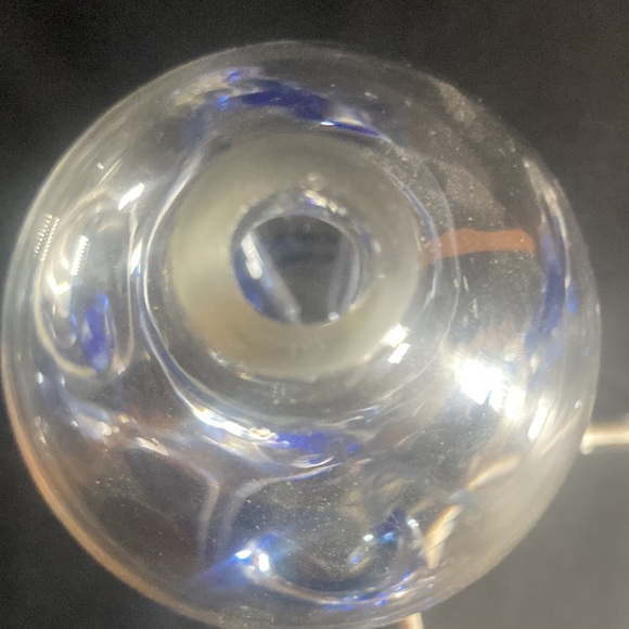 Jozefina Krosno blown glass octopus oil lamp vintage - Picture 6 of 13